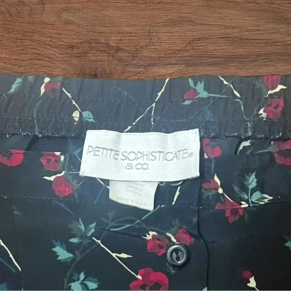 Vintage 90’s A-Line Midi Skirt Petite Sophisticate